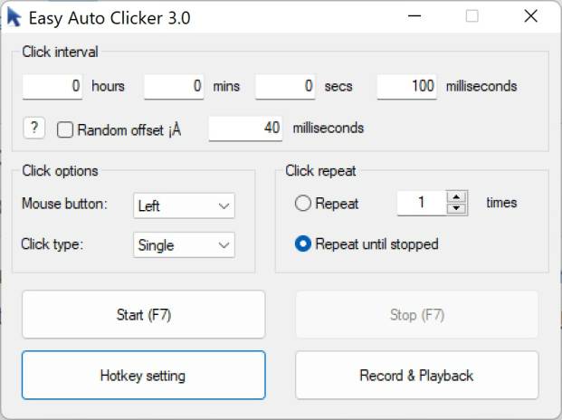free download easy auto clicker